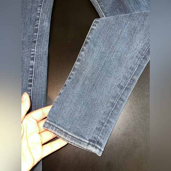 J Brand Skinny Leg Dark Blue Denim Jeans Size 27 - Picture 2 of 11